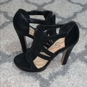 Black High heel Sandal- Jessica Simpson